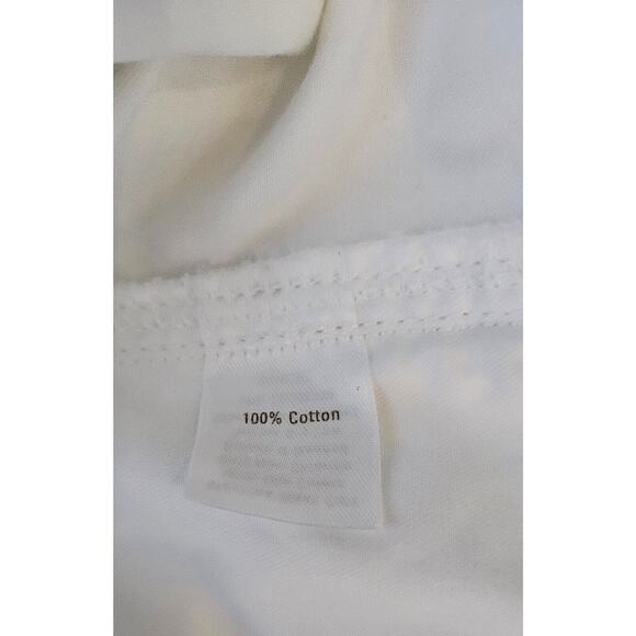 Caslon Womens Capri Pants 4 Small White Cargo Bermuda Cotton Pockets Cropped - Picture 5 of 14